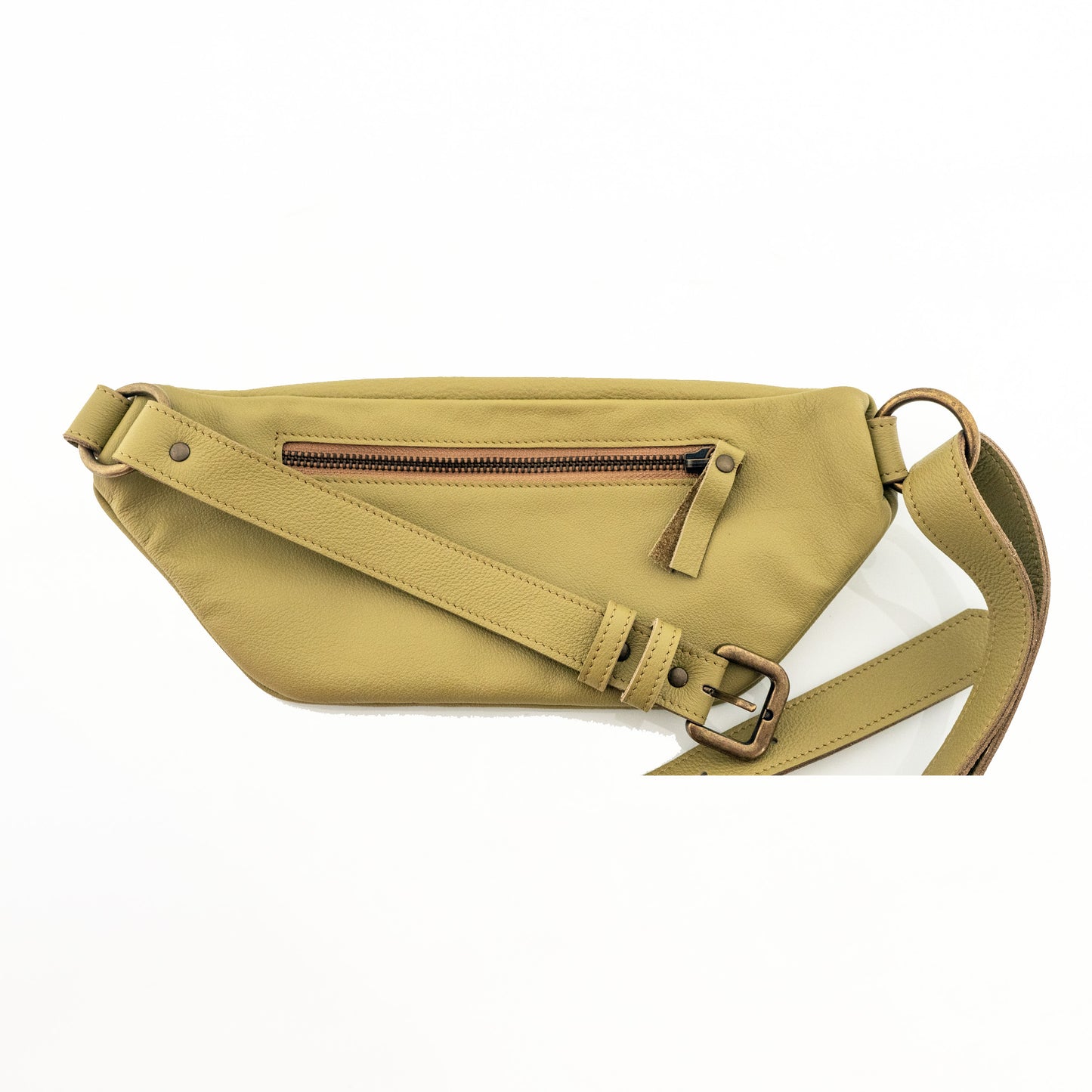 Calzone fanny pack // flat chest bag